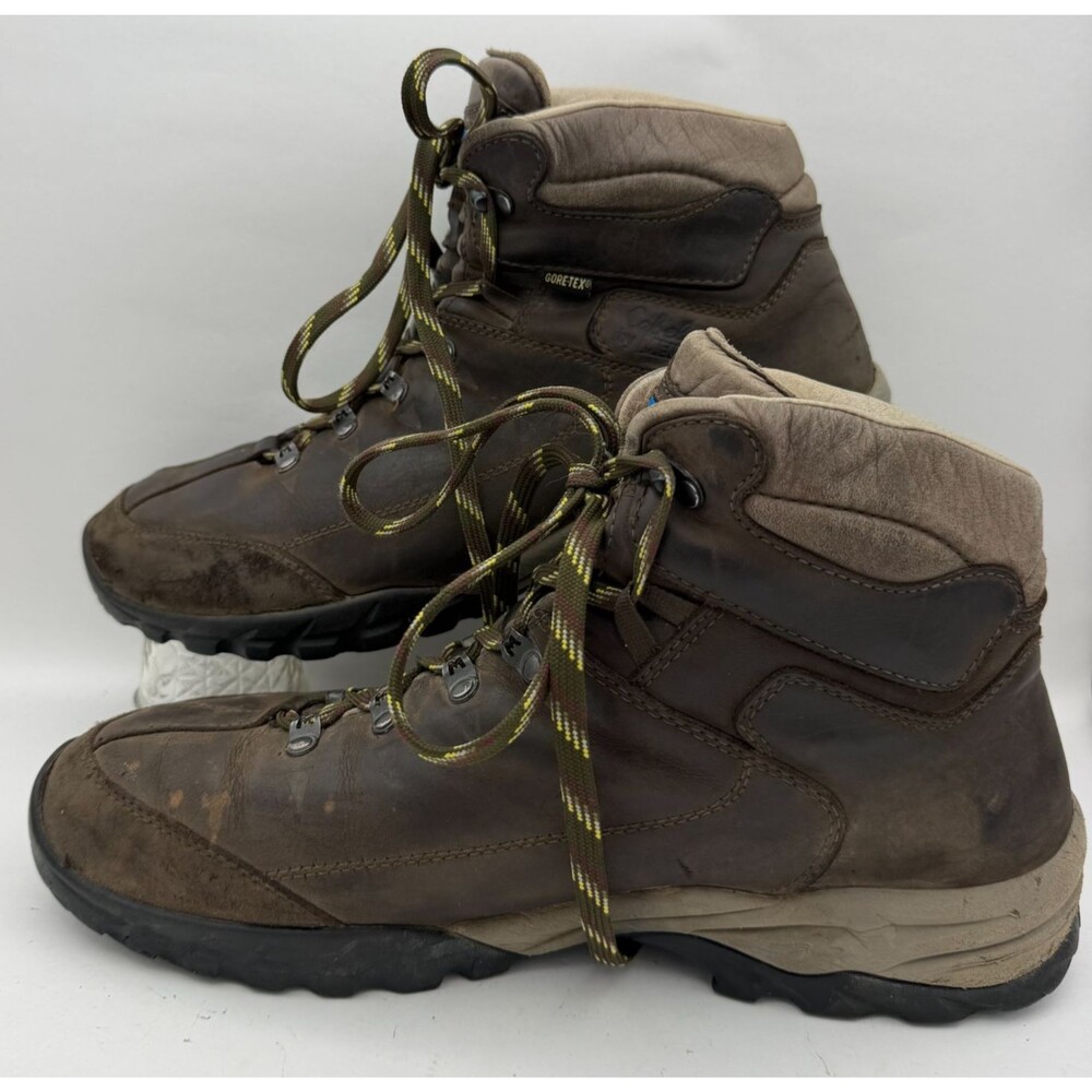 Meindl Pfledge II GTX Gore-Tex Leather Hiking Boots Mens 11.5 D Brown Made Italy
